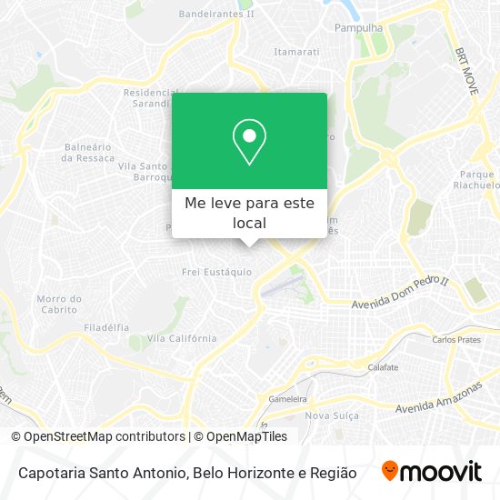 Capotaria Santo Antonio mapa