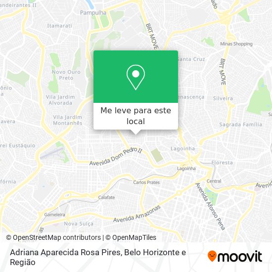 Adriana Aparecida Rosa Pires mapa