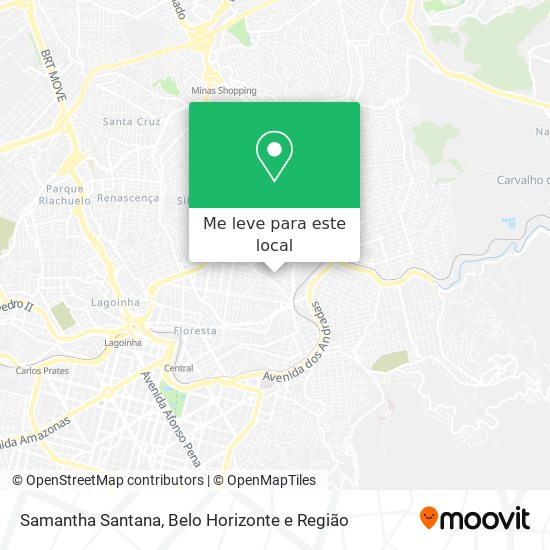 Samantha Santana mapa