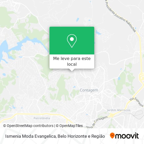 Ismenia Moda Evangelica mapa