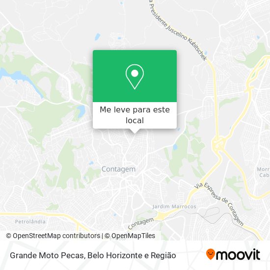 Grande Moto Pecas mapa