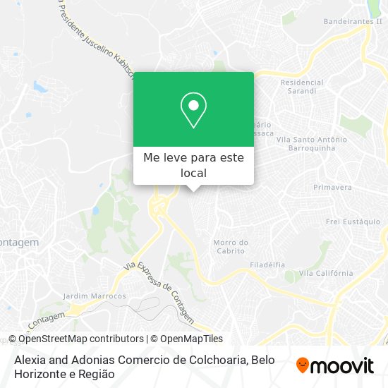 Alexia and Adonias Comercio de Colchoaria mapa