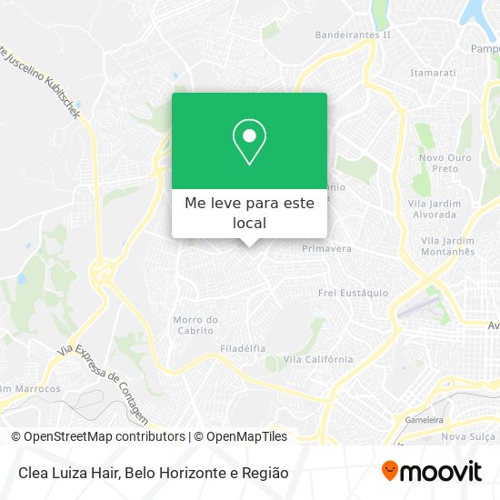 Clea Luiza Hair mapa
