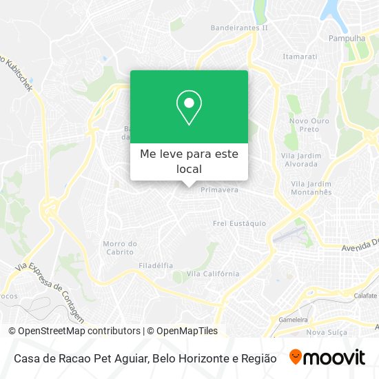 Casa de Racao Pet Aguiar mapa