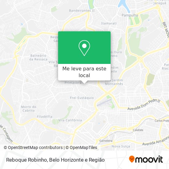 Reboque Robinho mapa