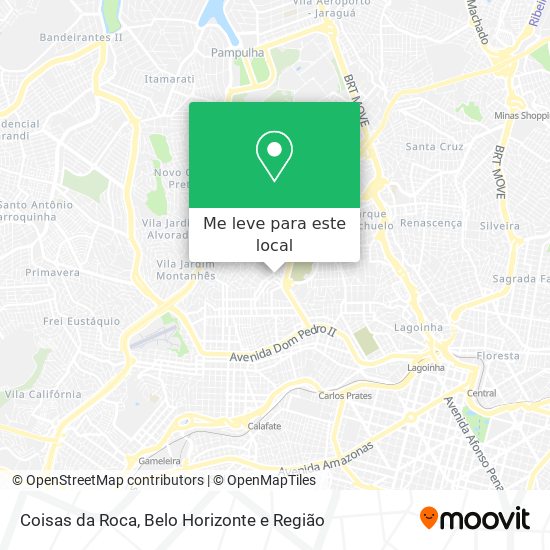 Coisas da Roca mapa