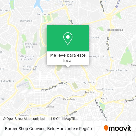 Barber Shop Geovane mapa