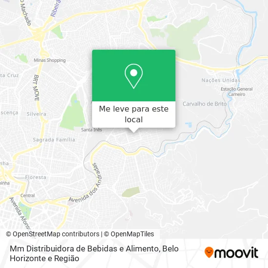 Mm Distribuidora de Bebidas e Alimento mapa