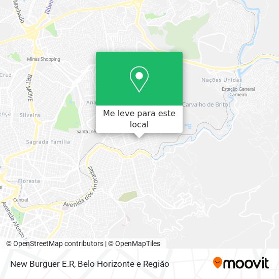 New Burguer E.R mapa