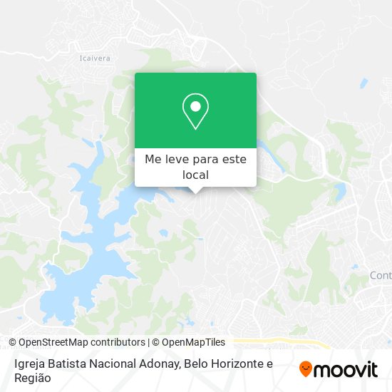 Igreja Batista Nacional Adonay mapa