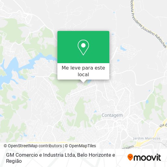 GM Comercio e Industria Ltda mapa