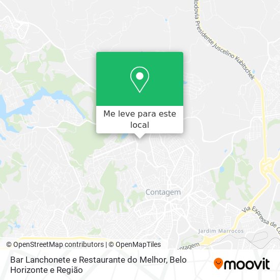 Bar Lanchonete e Restaurante do Melhor mapa