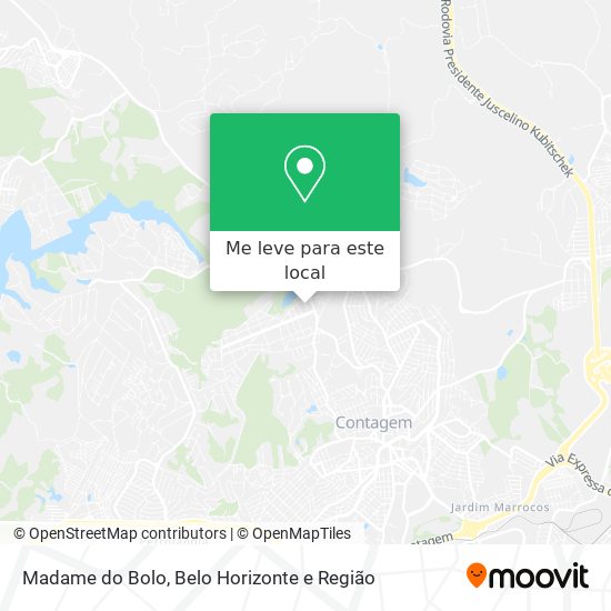 Madame do Bolo mapa