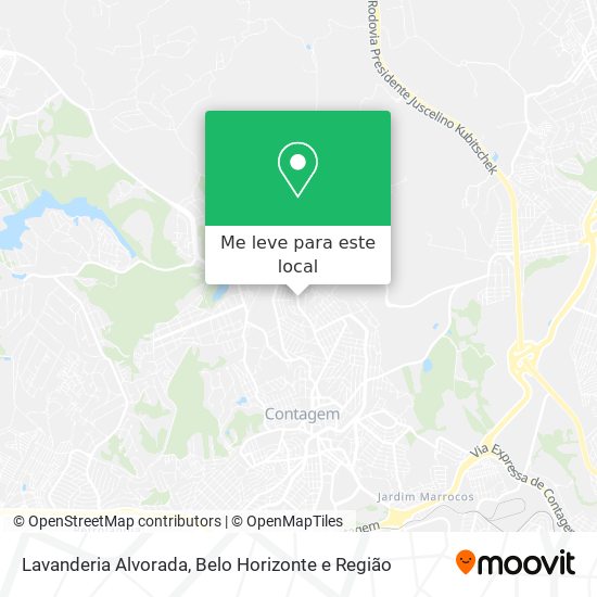 Lavanderia Alvorada mapa