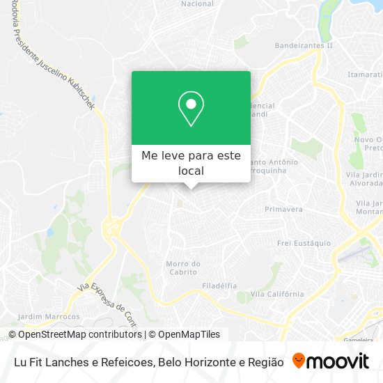 Lu Fit Lanches e Refeicoes mapa