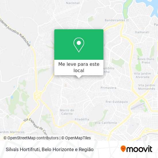 Silva's Hortifruti mapa