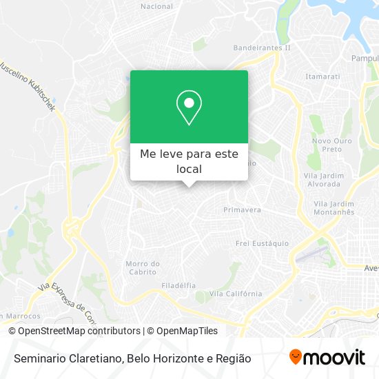 Seminario Claretiano mapa