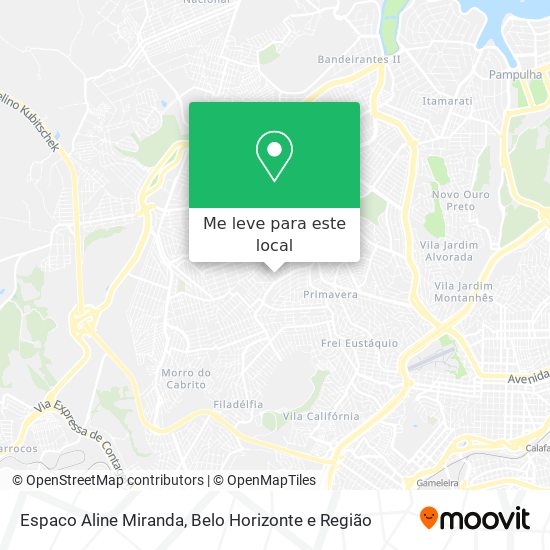 Espaco Aline Miranda mapa