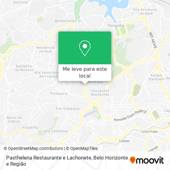 Pasthelena Restaurante e Lachonete mapa
