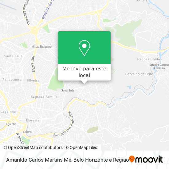 Amarildo Carlos Martins Me mapa