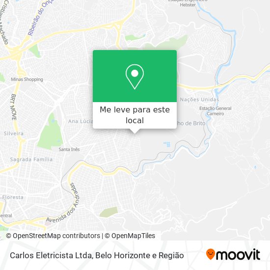 Carlos Eletricista Ltda mapa