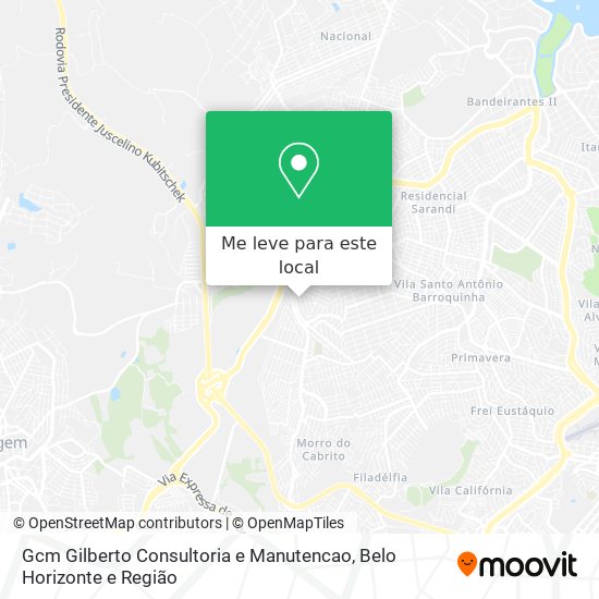 Gcm Gilberto Consultoria e Manutencao mapa