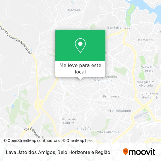 Lava Jato dos Amigos mapa