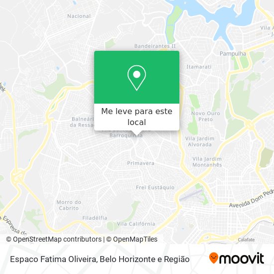 Espaco Fatima Oliveira mapa