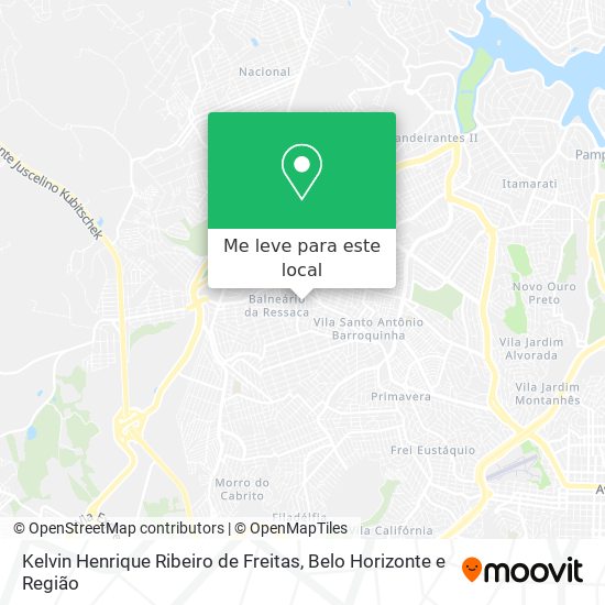 Kelvin Henrique Ribeiro de Freitas mapa