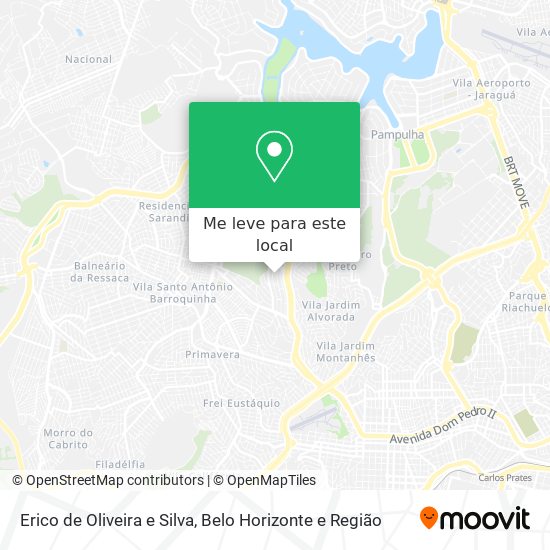 Erico de Oliveira e Silva mapa