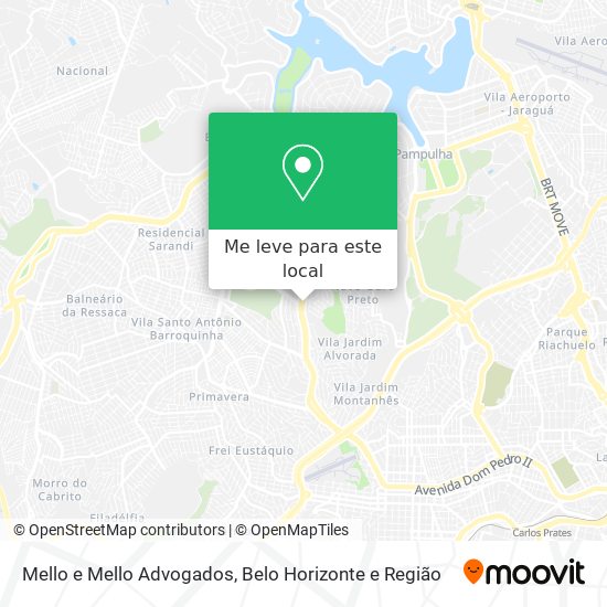 Mello e Mello Advogados mapa