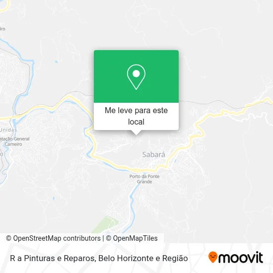 R a Pinturas e Reparos mapa