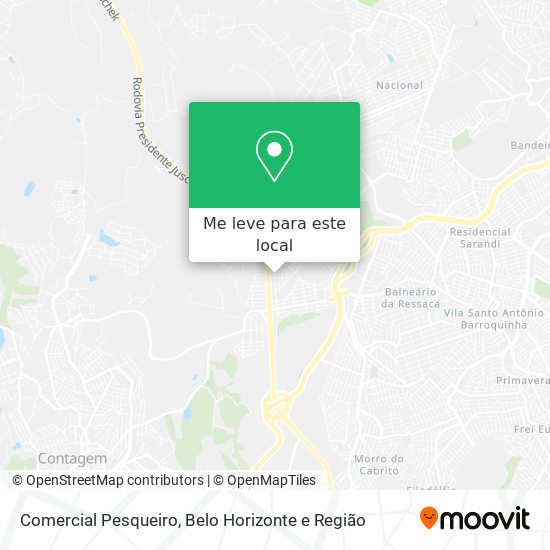 Comercial Pesqueiro mapa