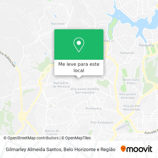 Gilmarley Almeida Santos mapa