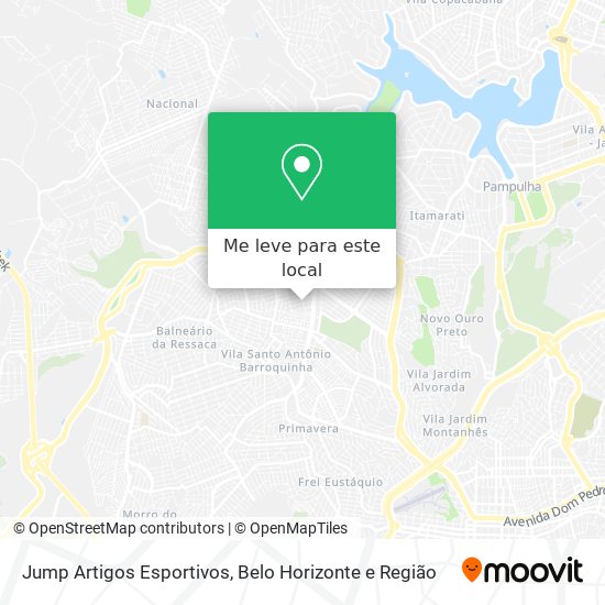 Jump Artigos Esportivos mapa