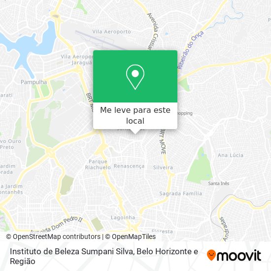Instituto de Beleza Sumpani Silva mapa