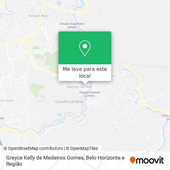 Greyce Kelly de Medeiros Gomes mapa