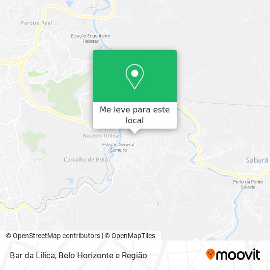 Bar da Lilica mapa