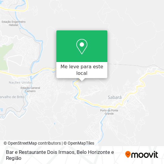 Bar e Restaurante Dois Irmaos mapa