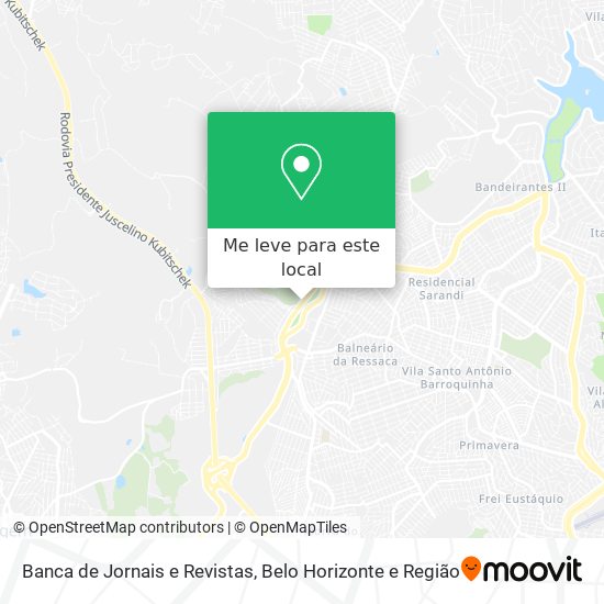Banca de Jornais e Revistas mapa