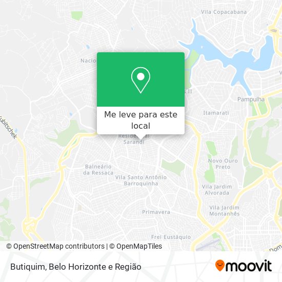 Butiquim mapa