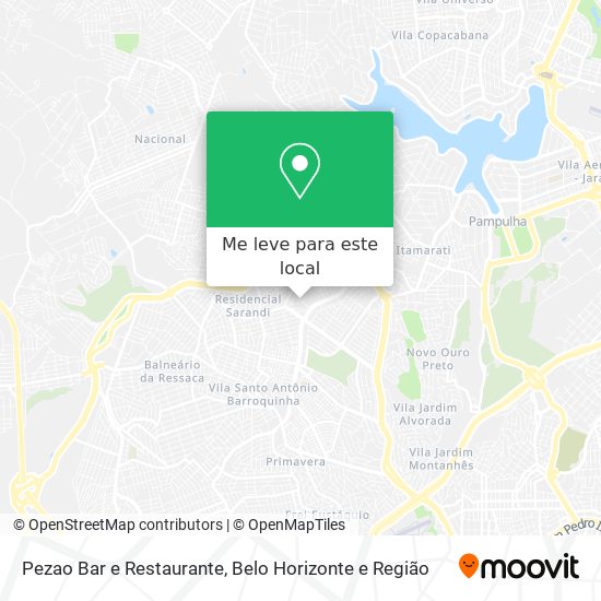 Pezao Bar e Restaurante mapa