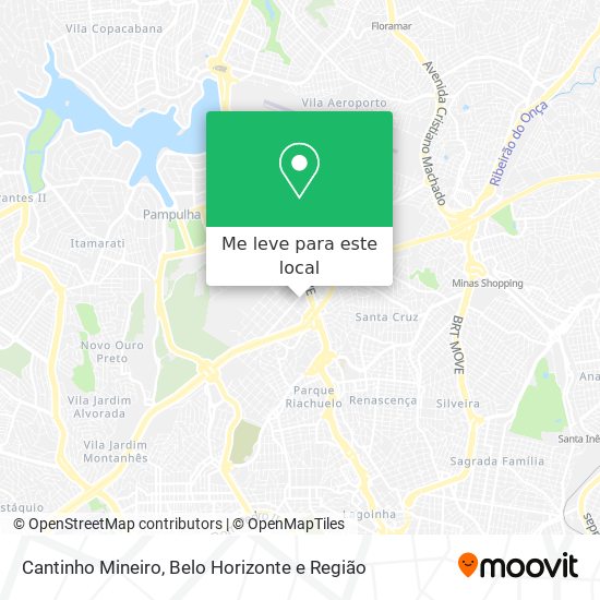 Cantinho Mineiro mapa