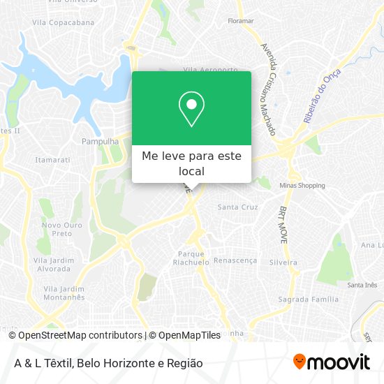 A & L Têxtil mapa