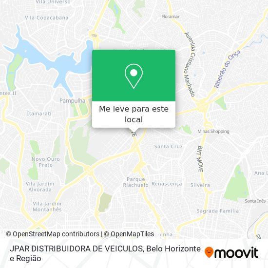 JPAR DISTRIBUIDORA DE VEICULOS mapa