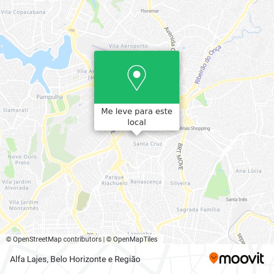 Alfa Lajes mapa