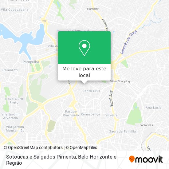 Sotoucas e Salgados Pimenta mapa