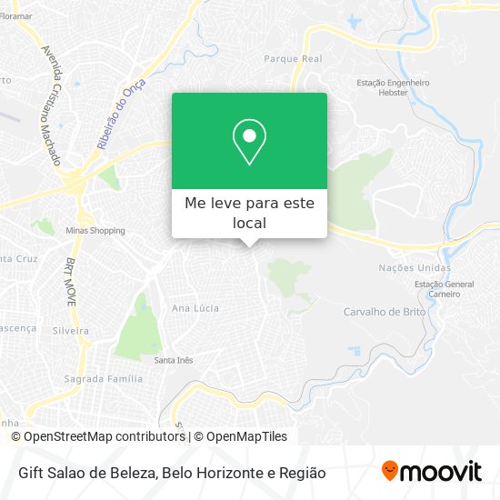 Gift Salao de Beleza mapa