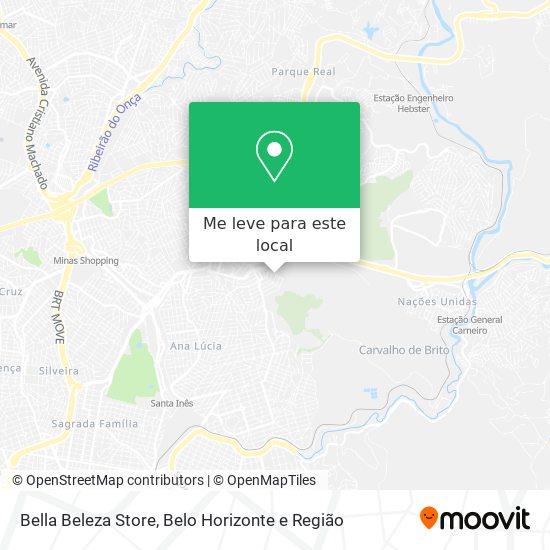 Bella Beleza Store mapa