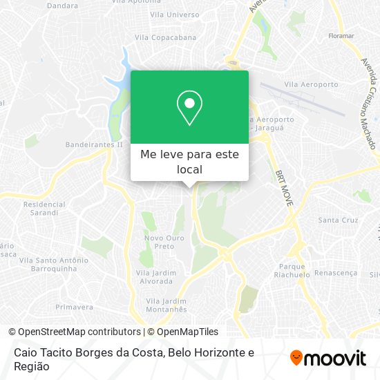 Caio Tacito Borges da Costa mapa